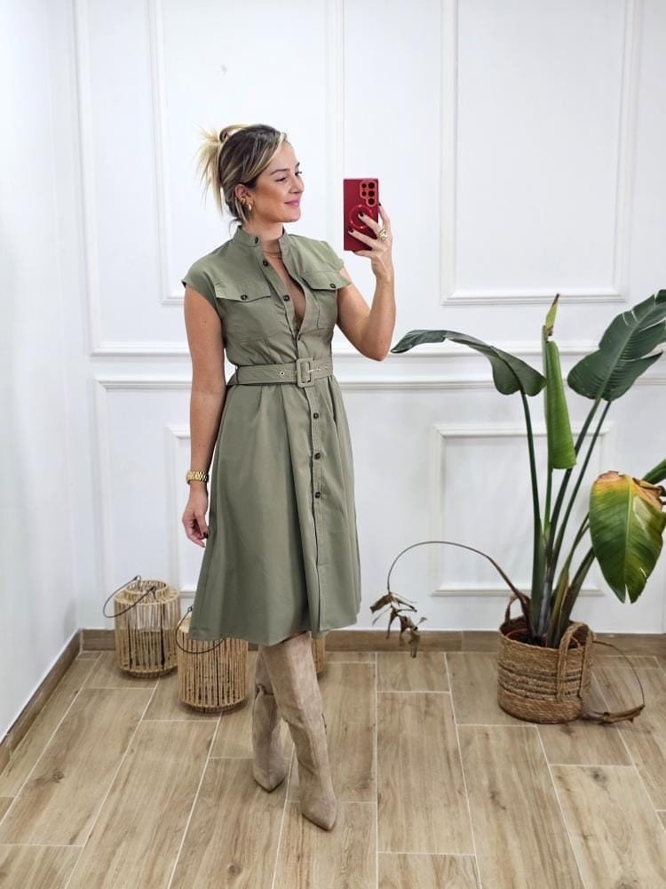 Vestido Safari