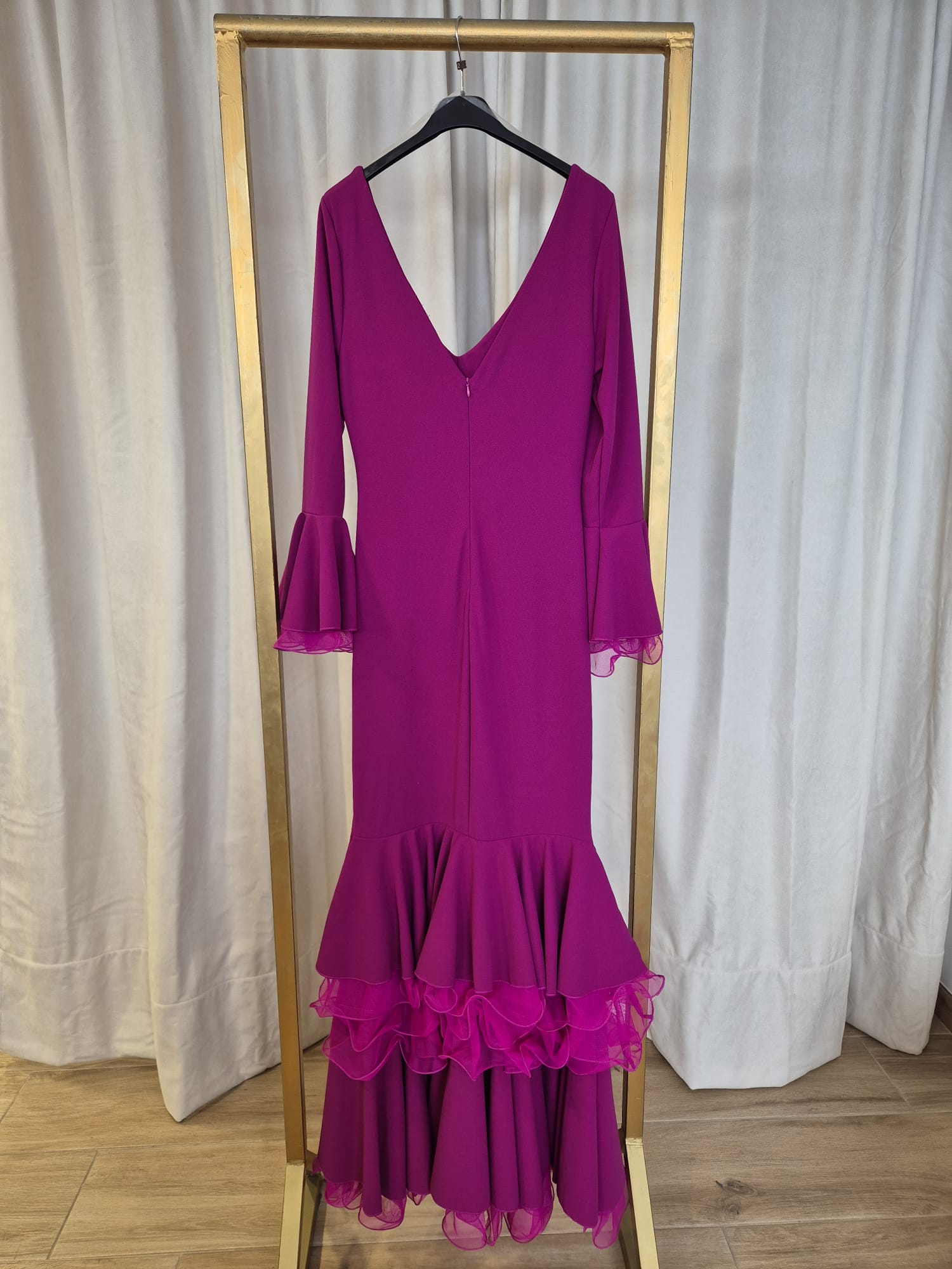 Vestido Flamenca Combo Tull