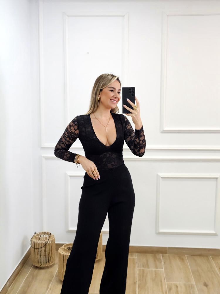 Body Encaje Pico