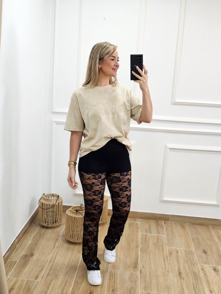 Pantalón Encaje