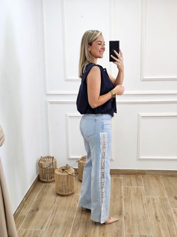 Jeans Encaje