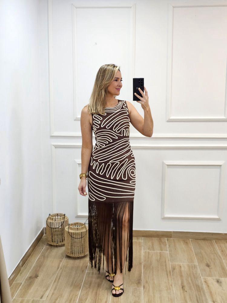 Vestido Café