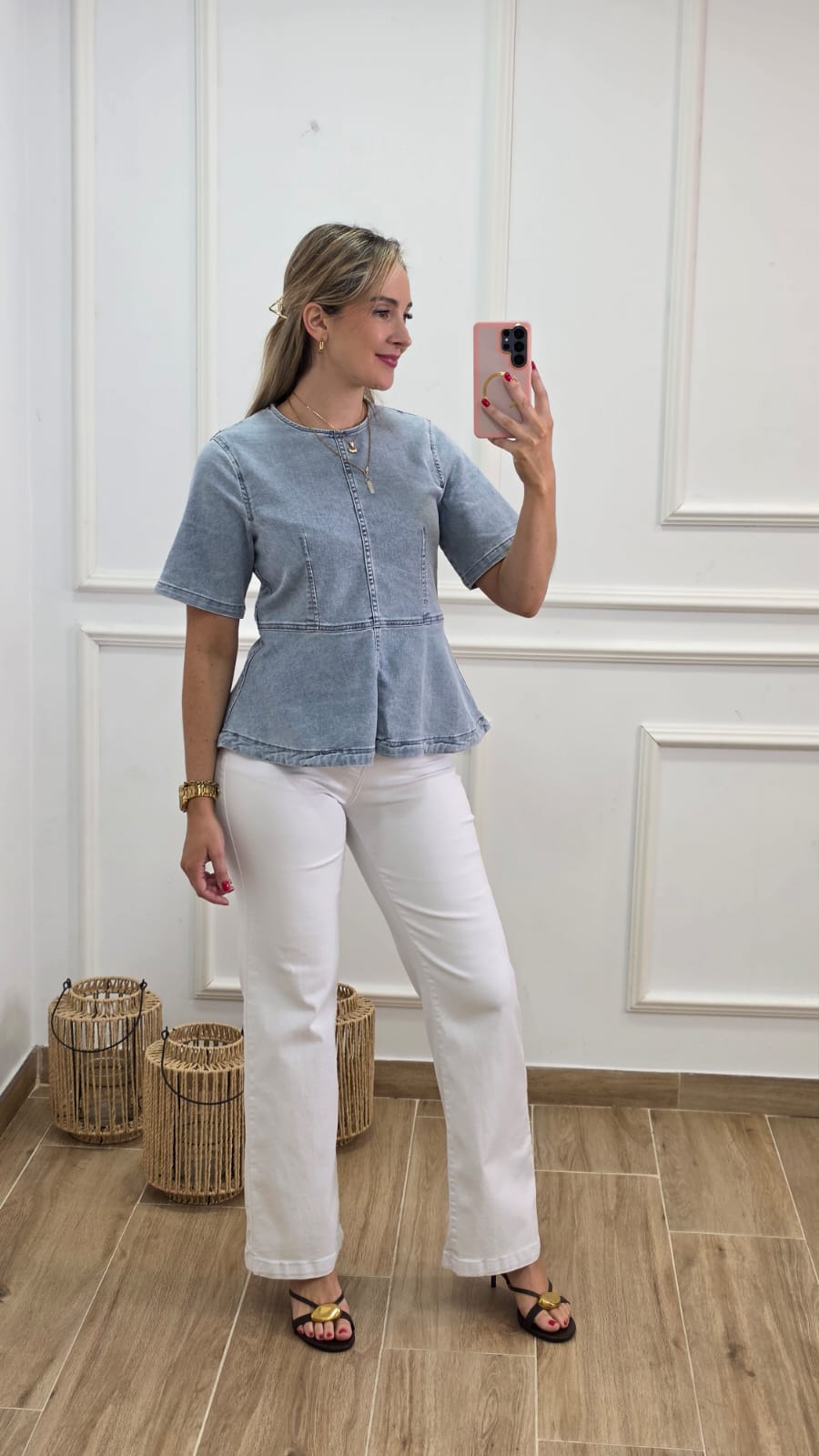 Blusa Denim