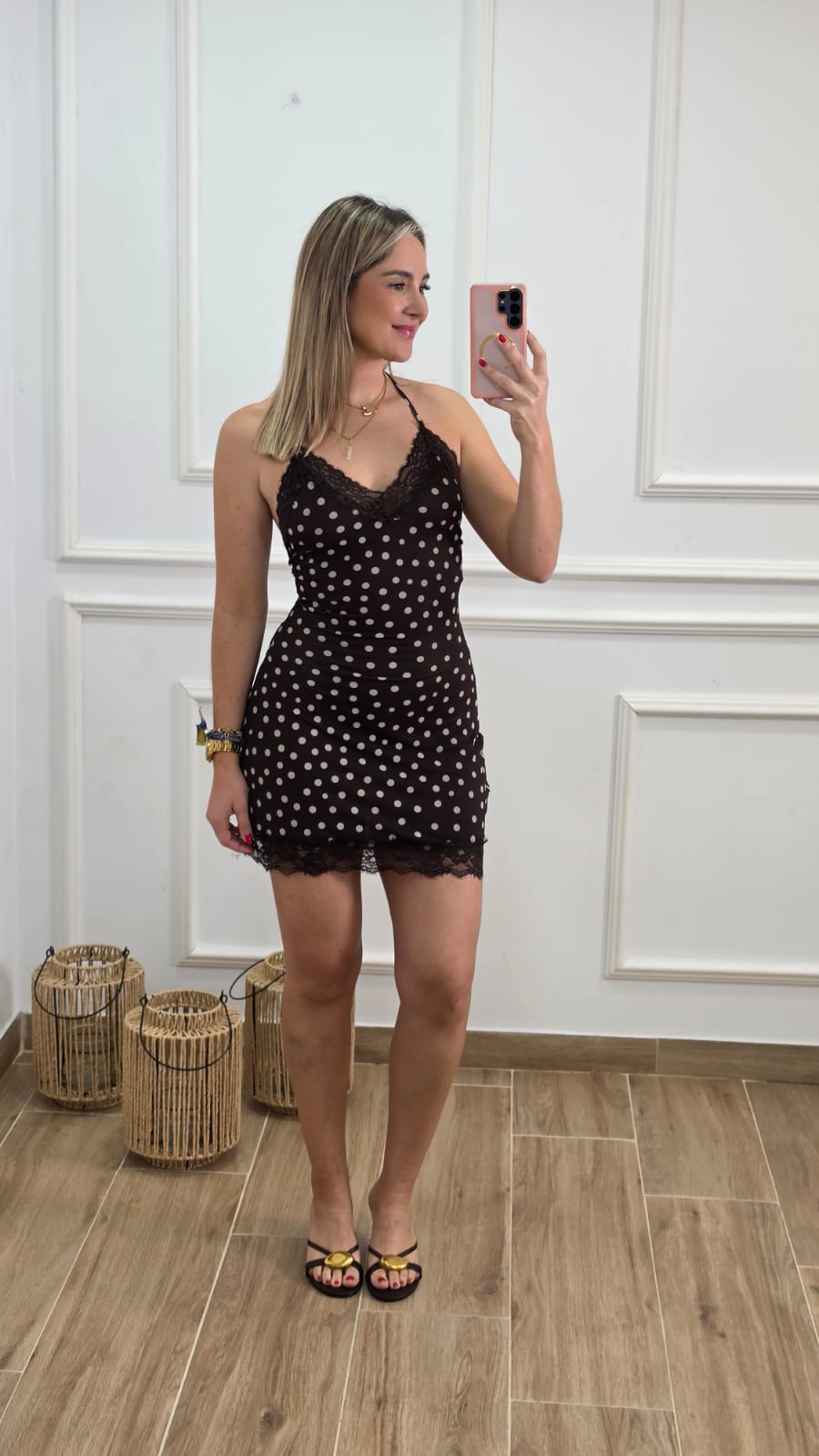 Vestido Lunares