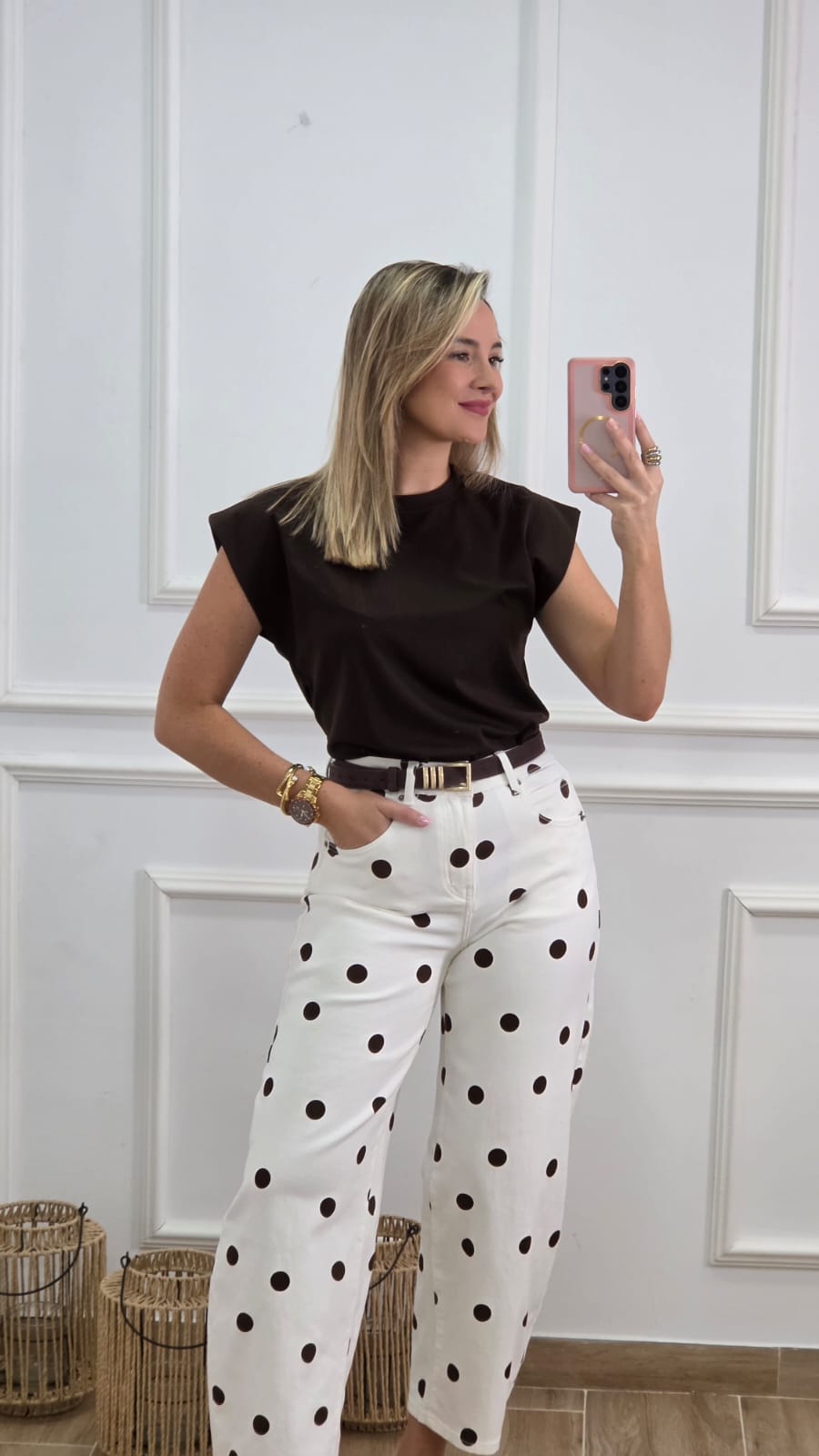 Jeans Lunares