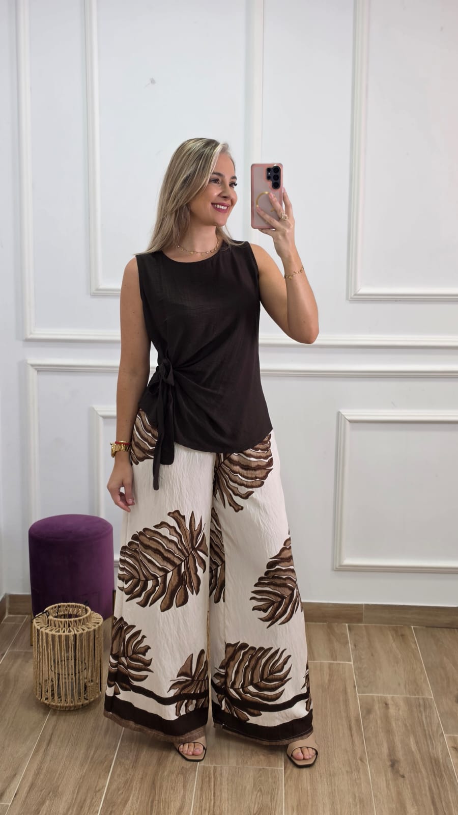 Pantalón Hojas