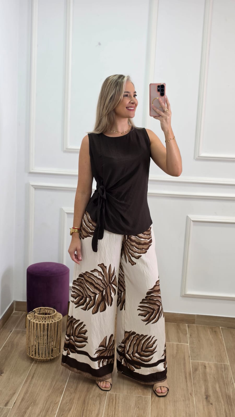 Pantalón Hojas