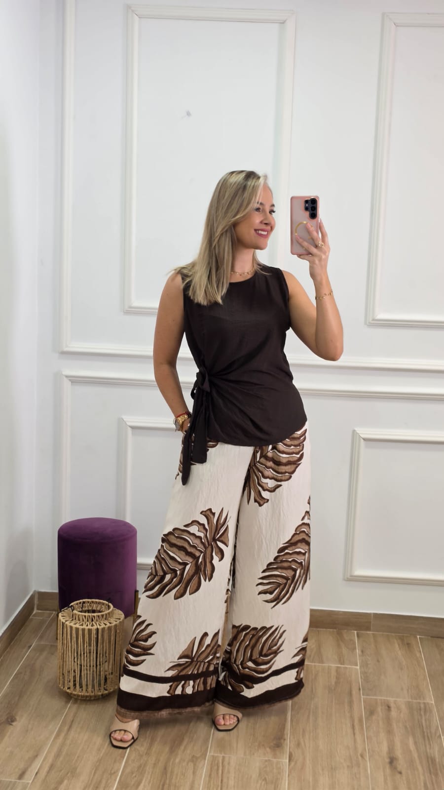 Pantalón Hojas