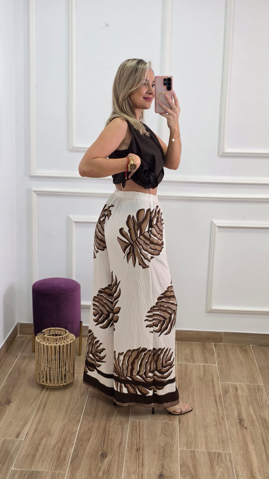 Pantalón Hojas