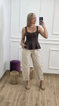 Pantalón Cinto Trenzado