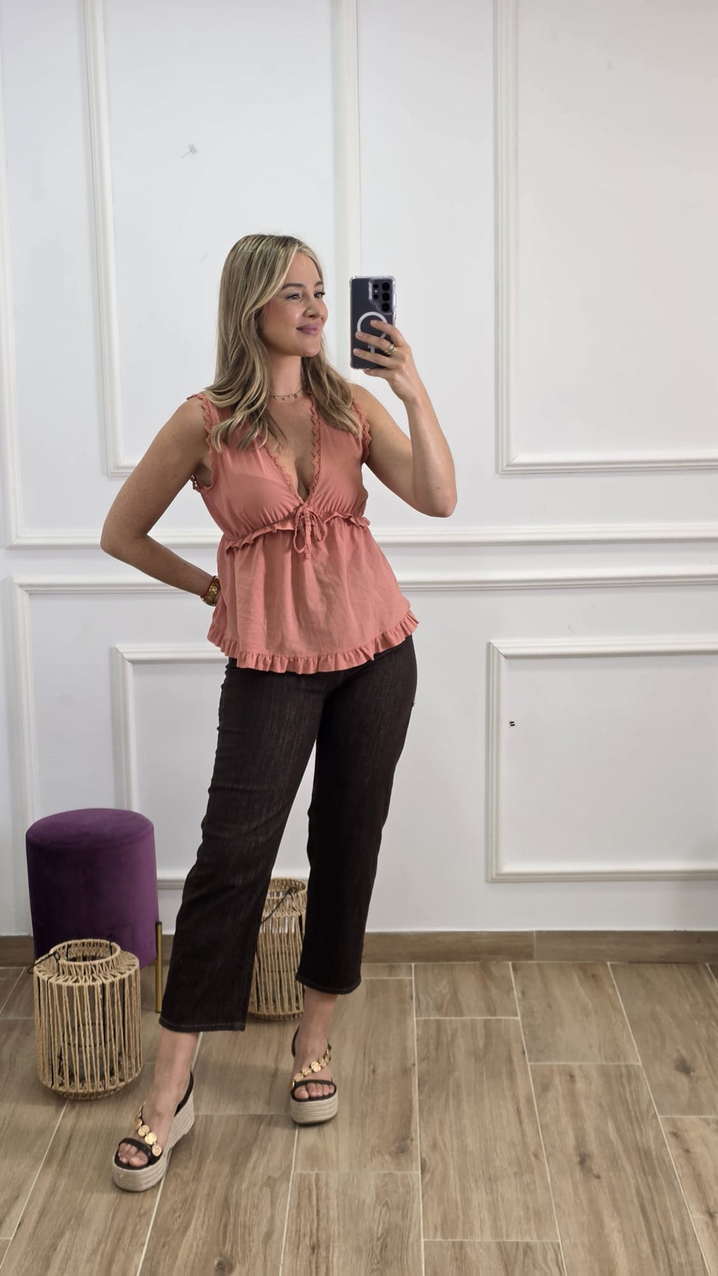 Blusa Salmón