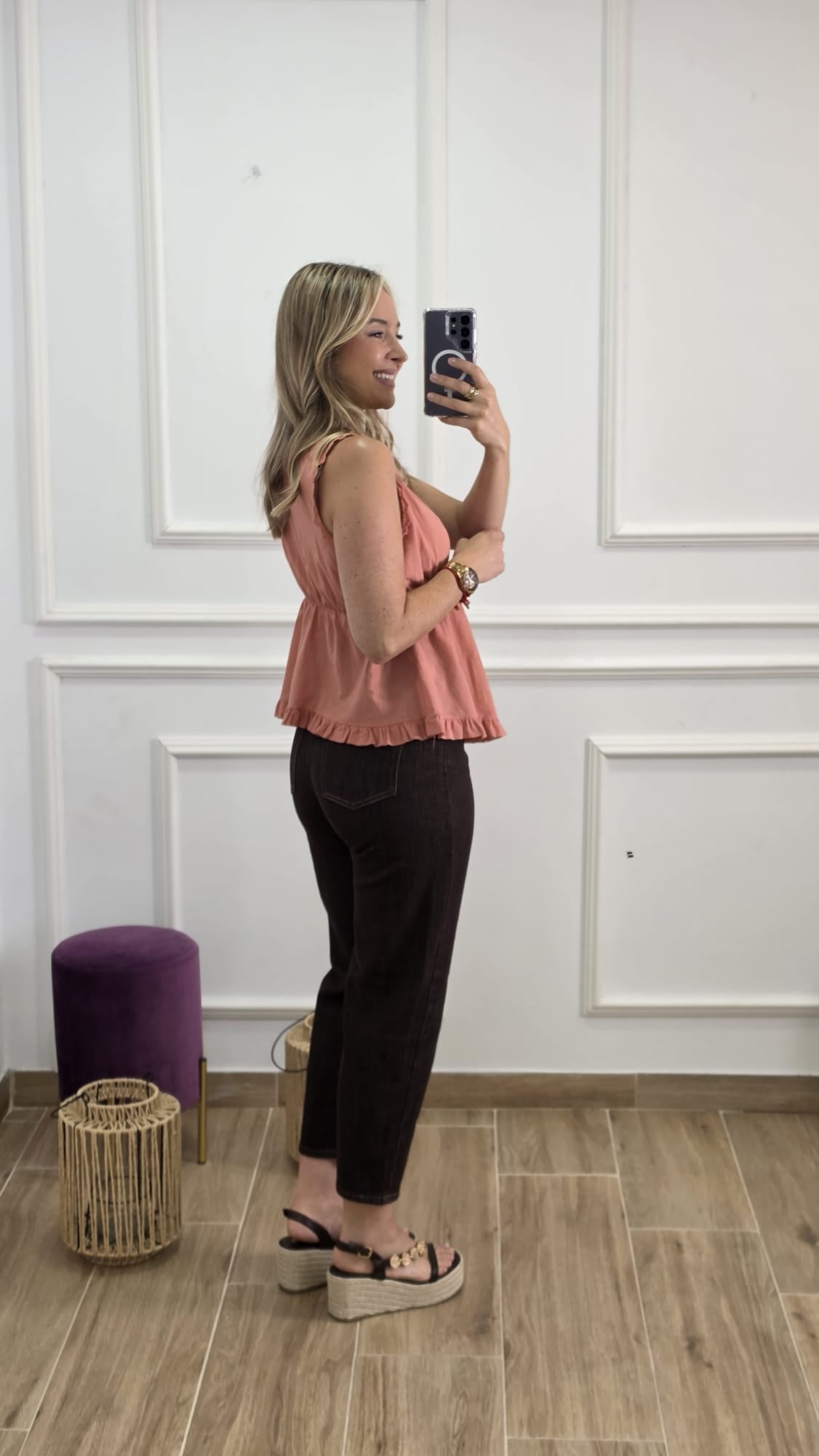 Blusa Salmón