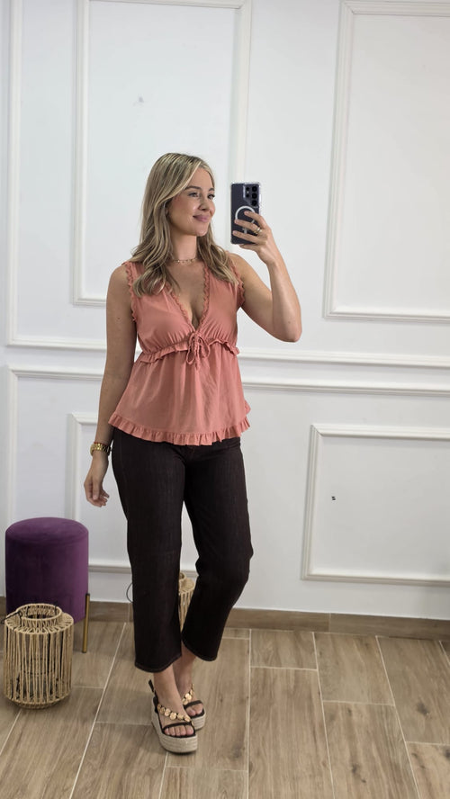 Blusa Salmón