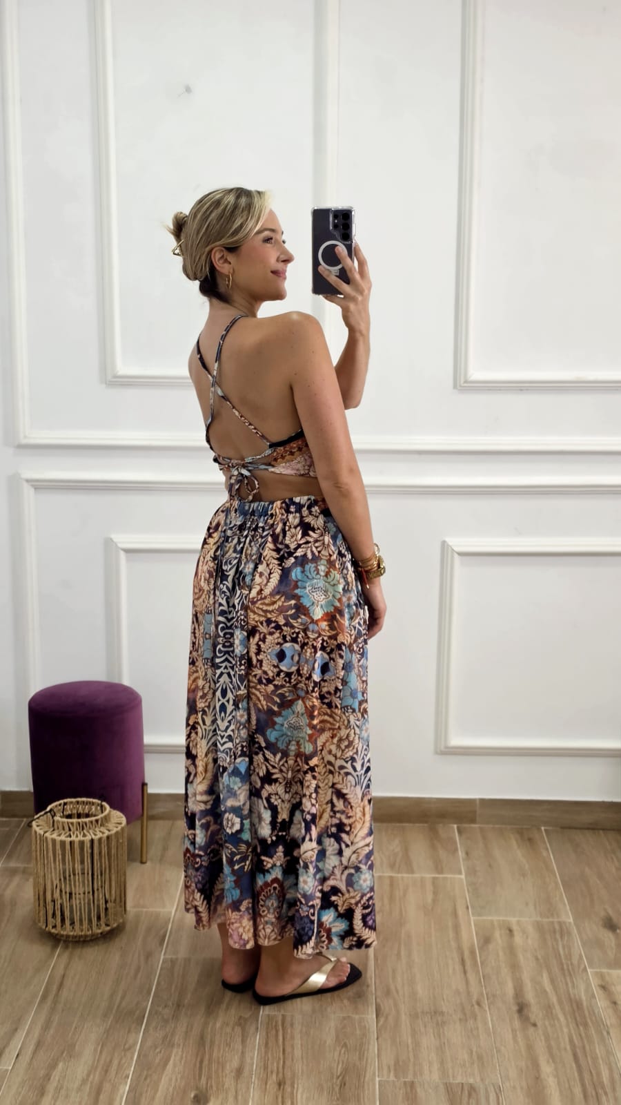 Vestido Maranta