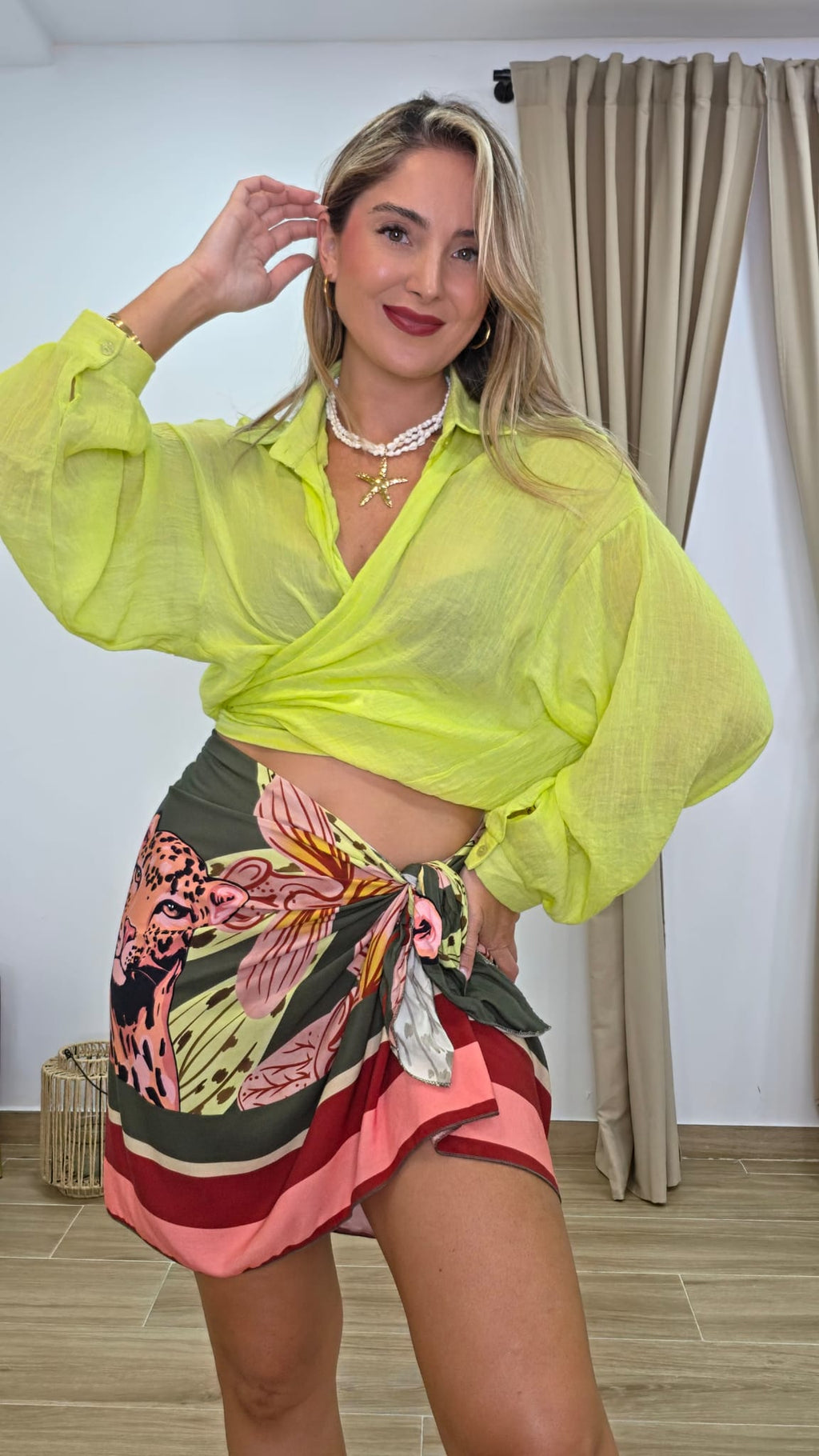 Falda Pareo María