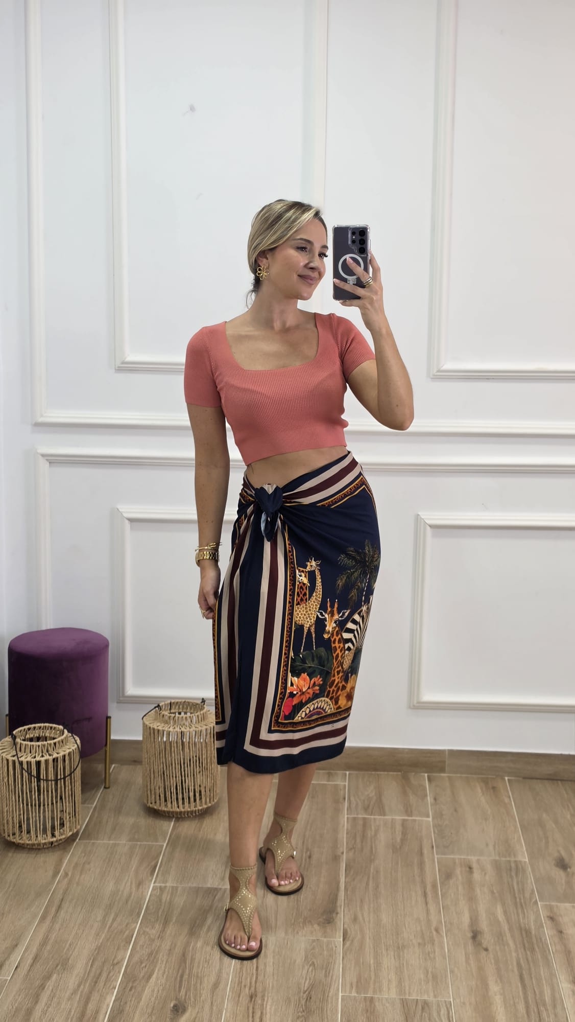 Falda Safari