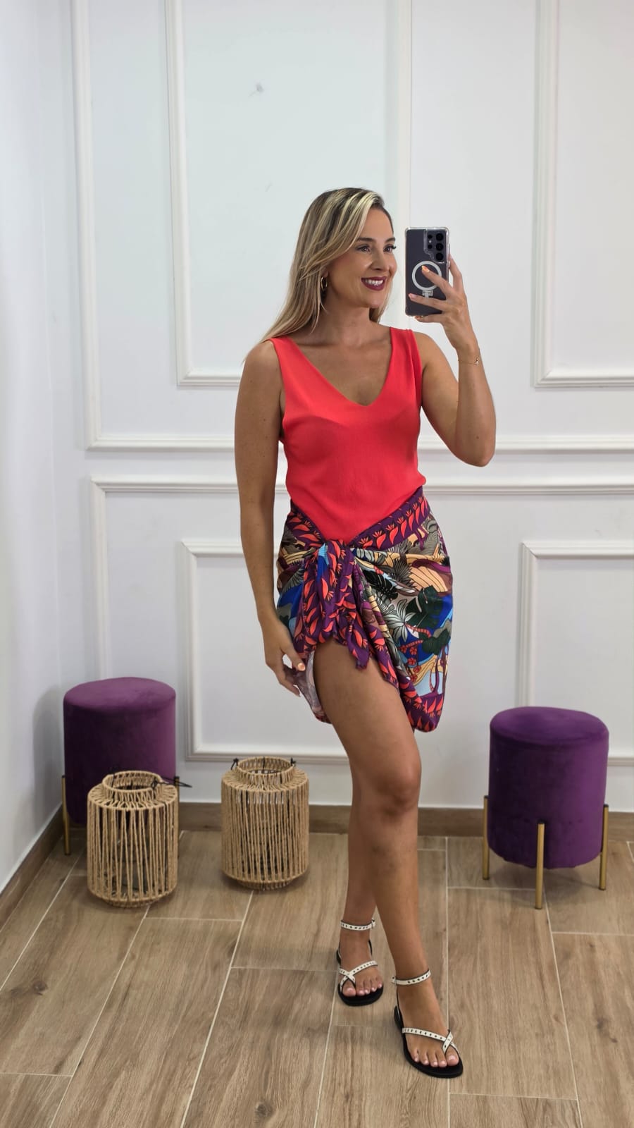 Falda Pareo Habana