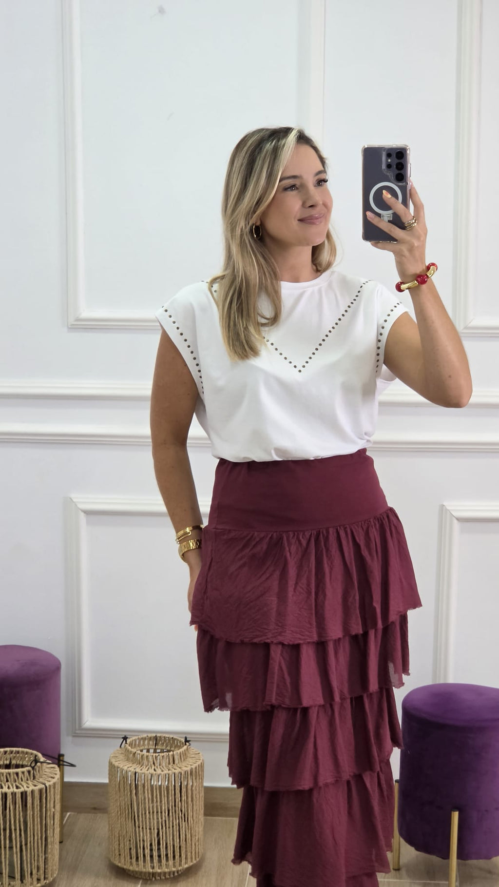 Falda Alba