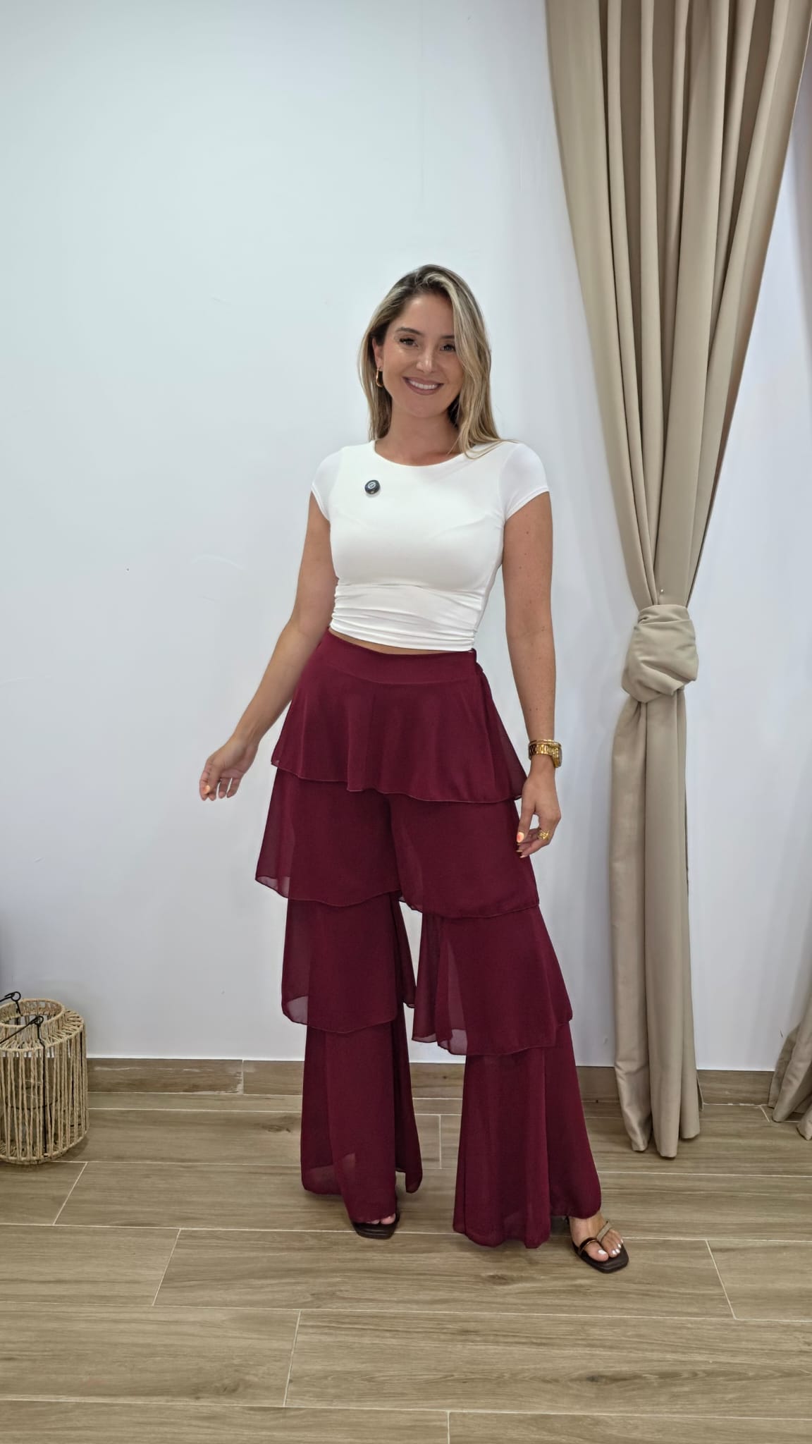 Pantalón Volantes
