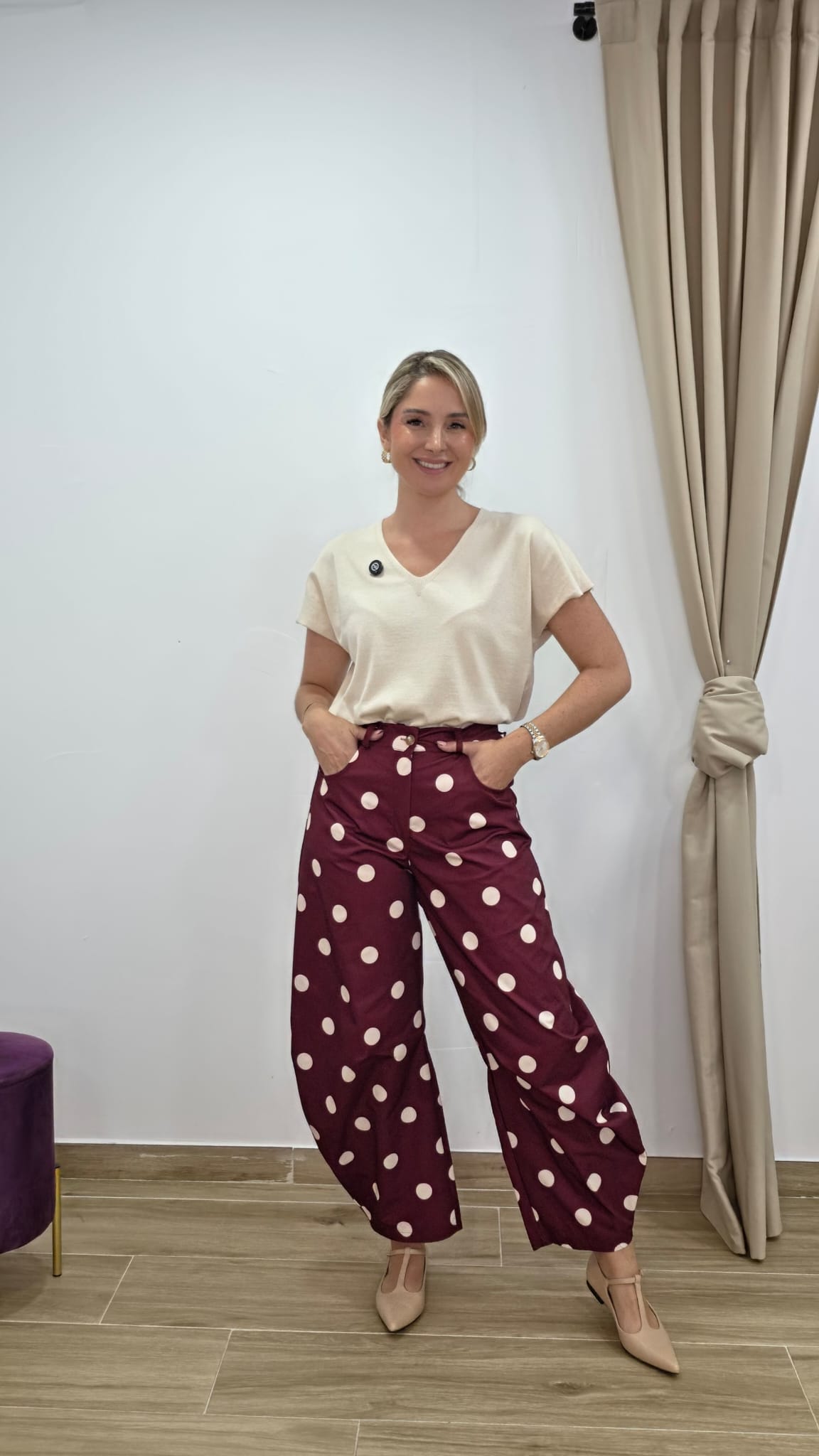 Pantalón Lunares