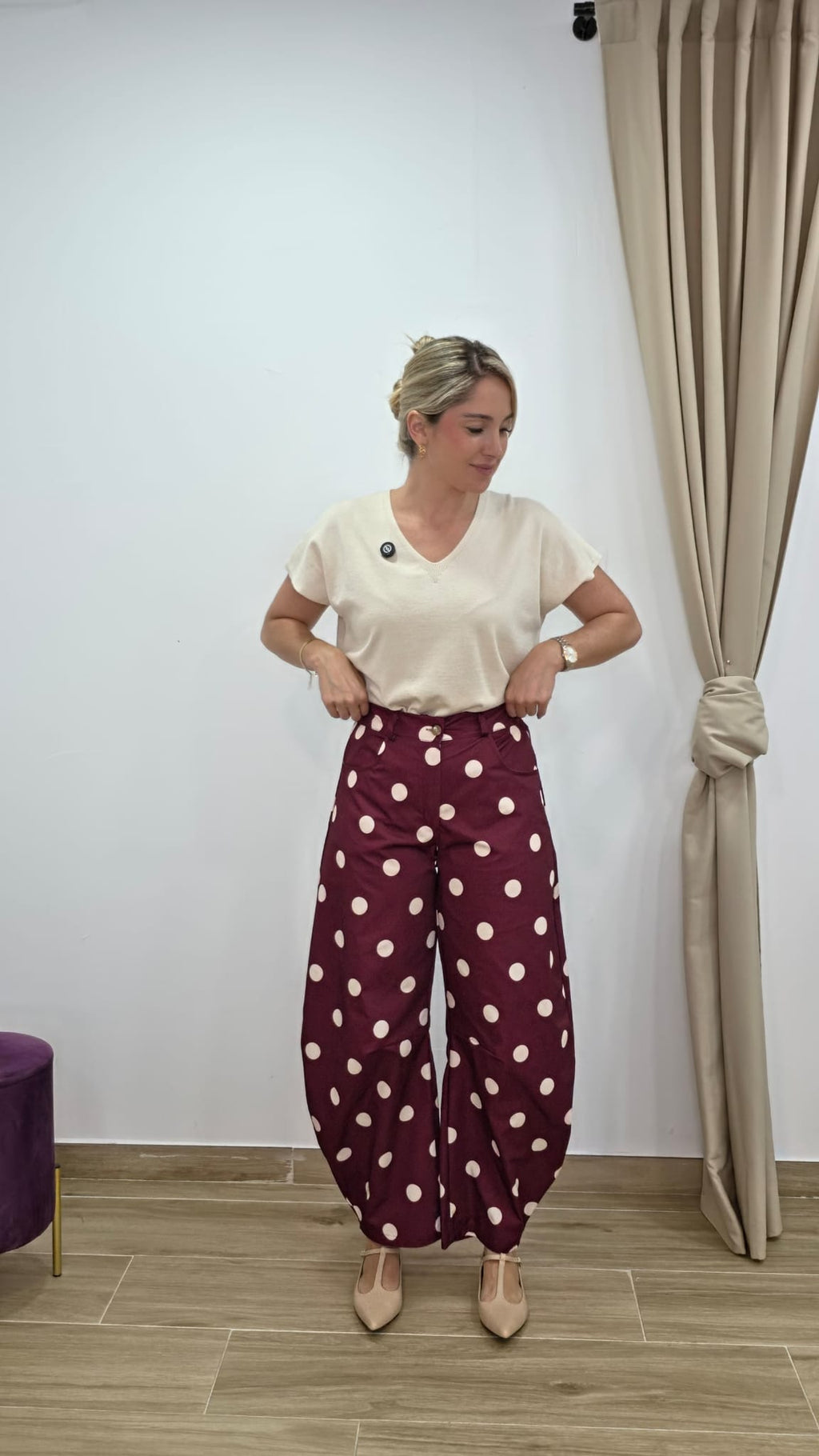 Pantalón Lunares