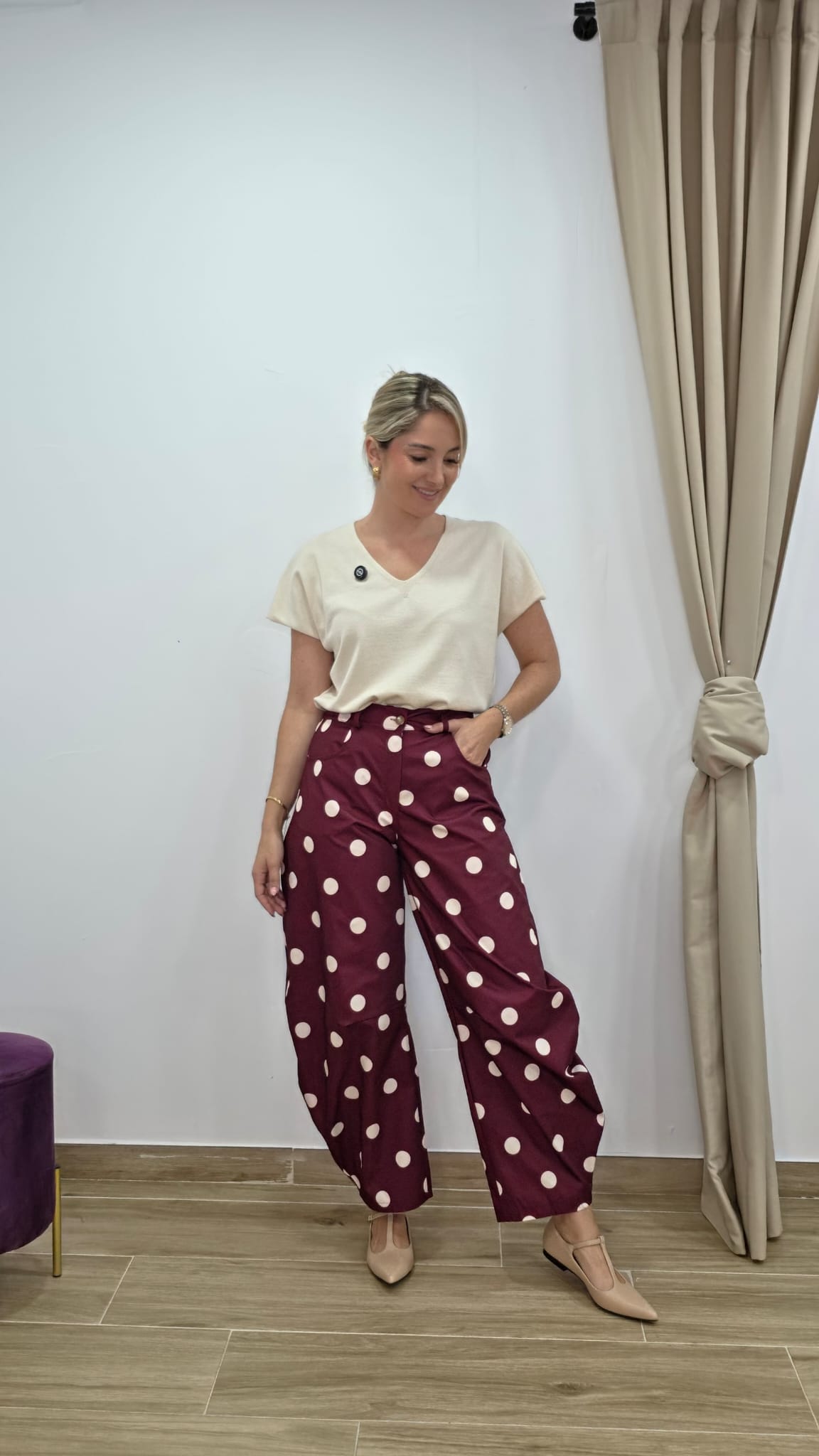 Pantalón Lunares