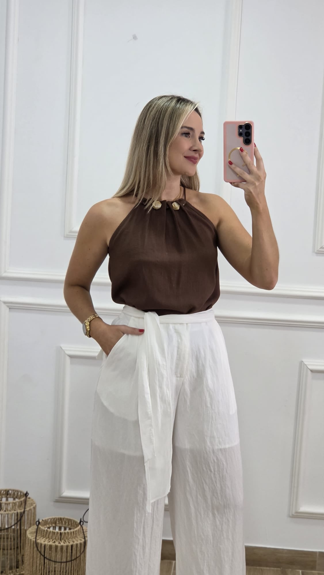 Blusa Abalorio