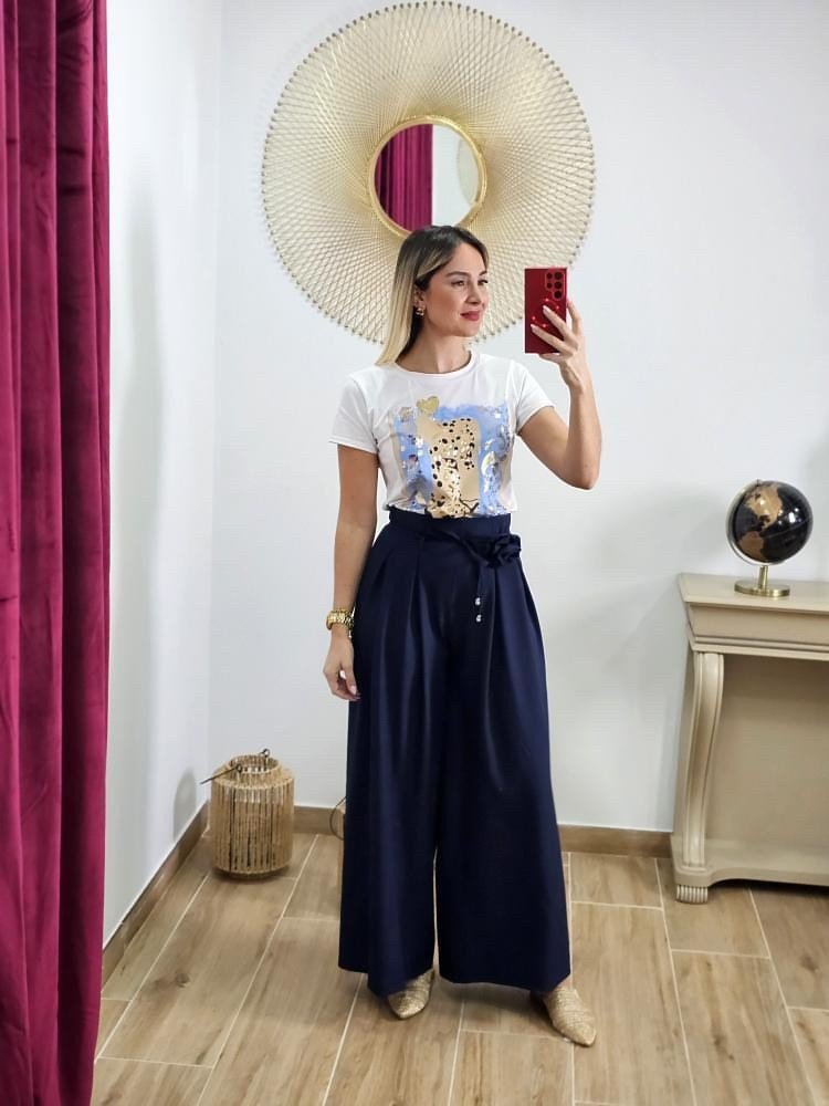 Pantalón Lazada Flor