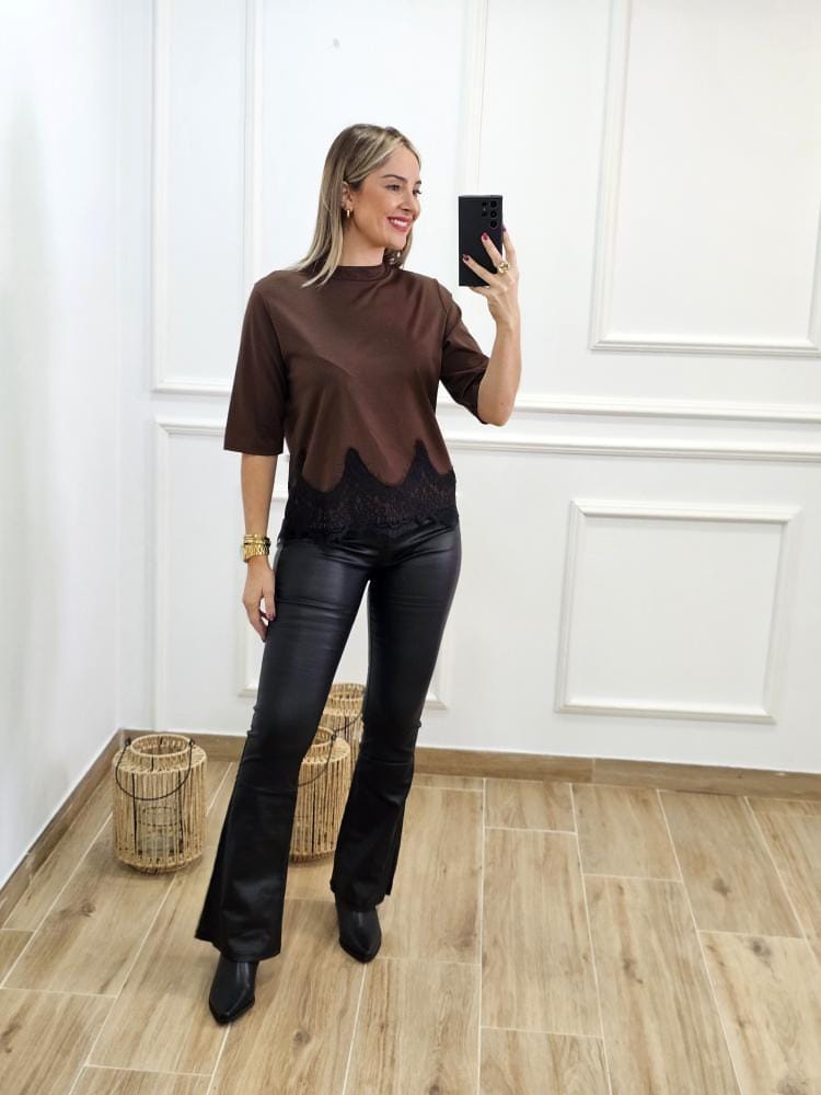 Pantalón Polipiel Sara