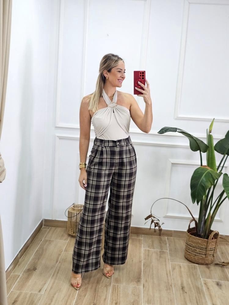 Pantalón cuadros