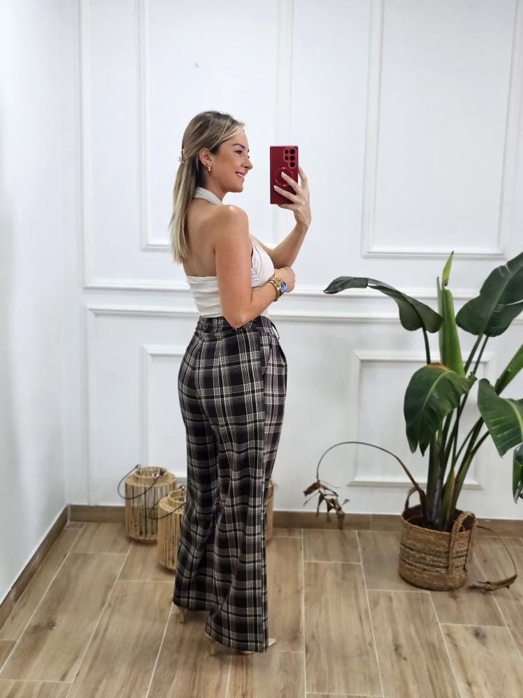 Pantalón cuadros