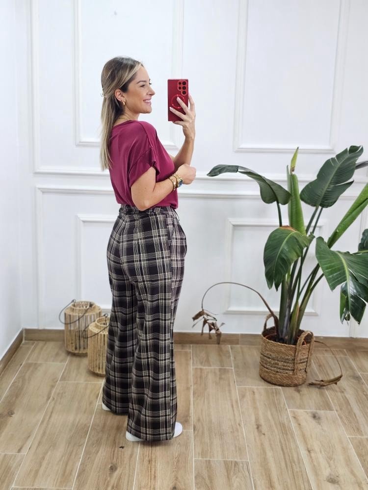 Pantalón cuadros