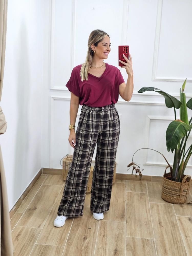 Pantalón cuadros