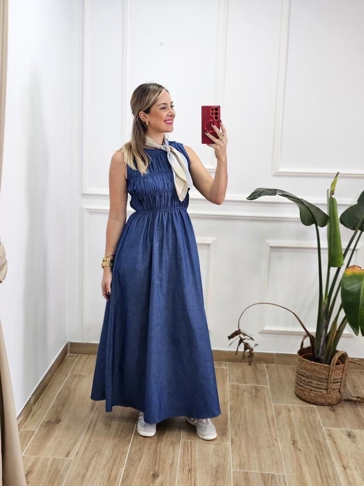 Vestido Maxi Denim