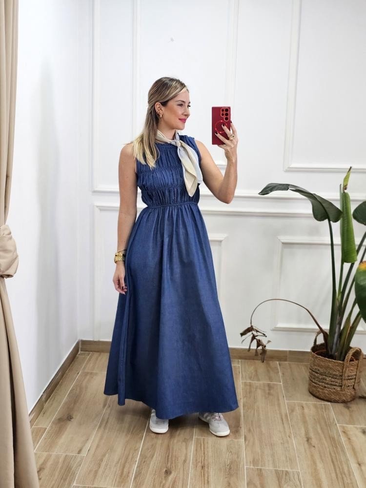 Vestido Maxi Denim