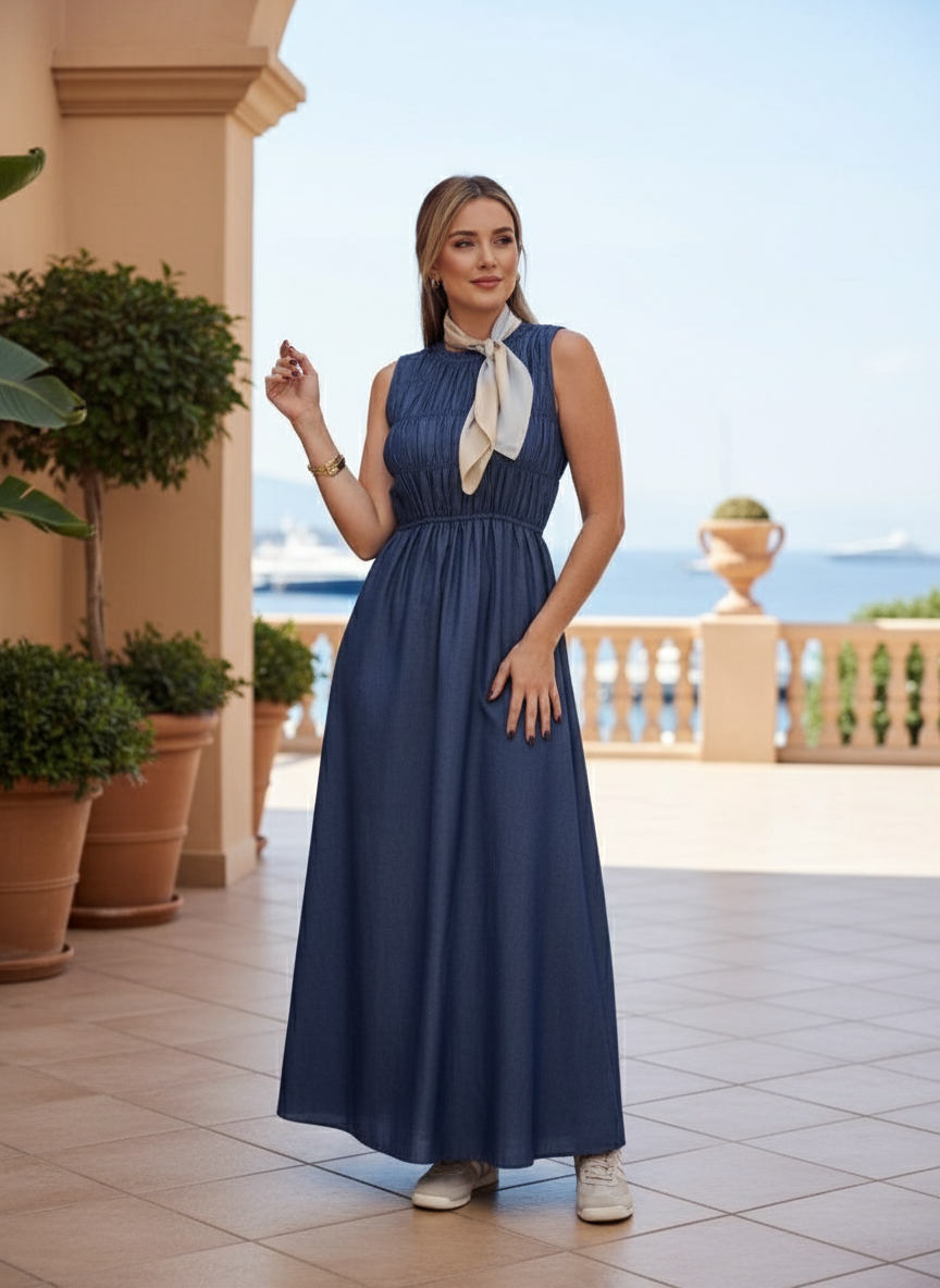 Vestido Maxi Denim