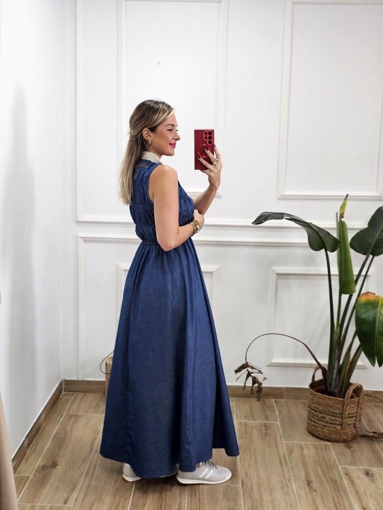 Vestido Maxi Denim